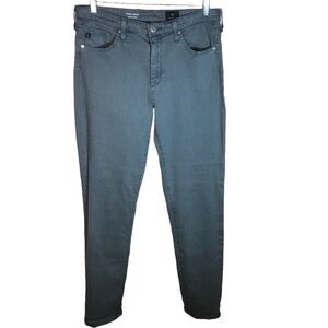 AG Adriano goldschmied prima ankle jeans green womens size 29R stretchy